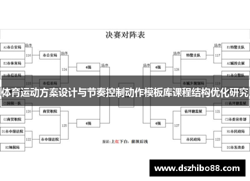 体育运动方案设计与节奏控制动作模板库课程结构优化研究